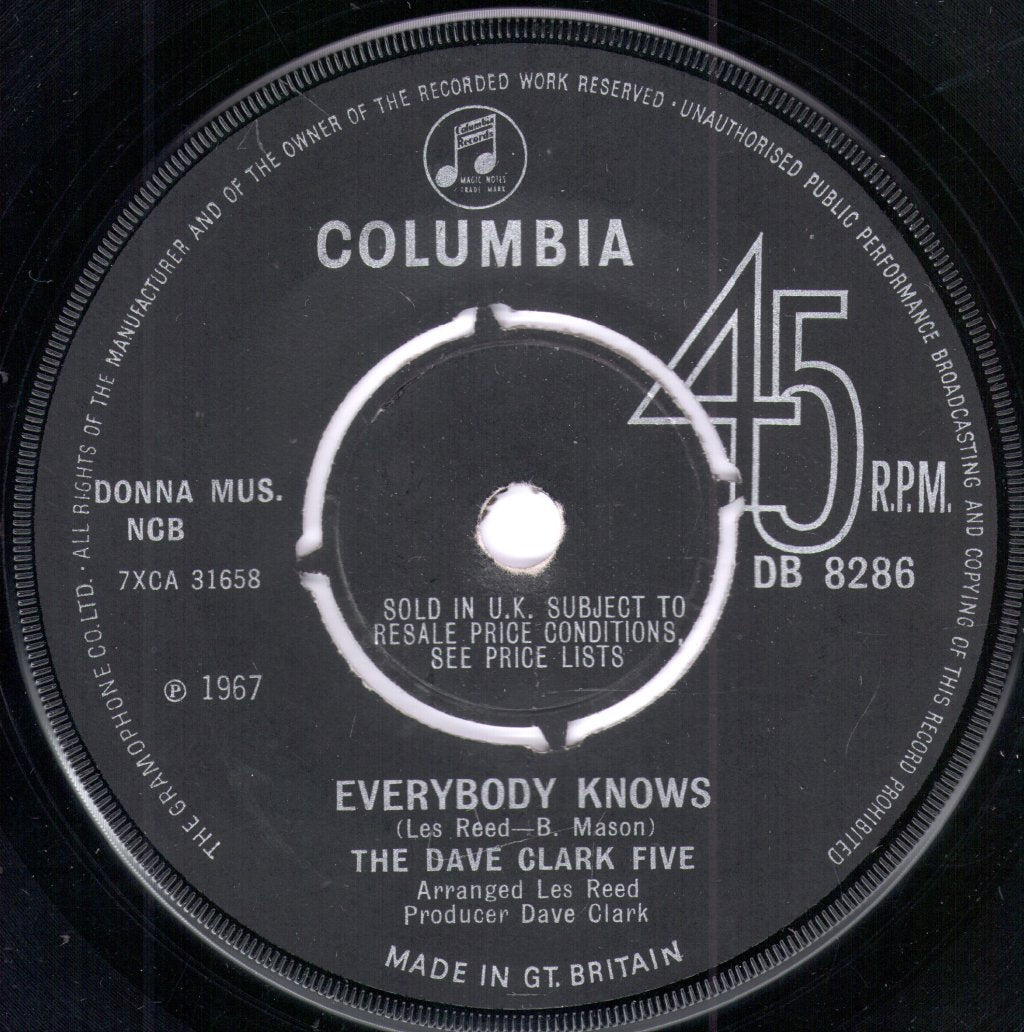 Dave Clark Five - Everybody Knows - 7 Inch