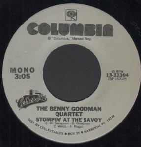 Benny Goodman And His Orchestra - Stompin' At The Savoy - 7 Inch