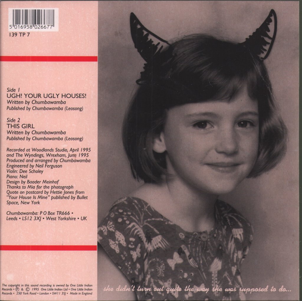 Chumbawamba - Ugh! Your Ugly Houses - 7 Inch