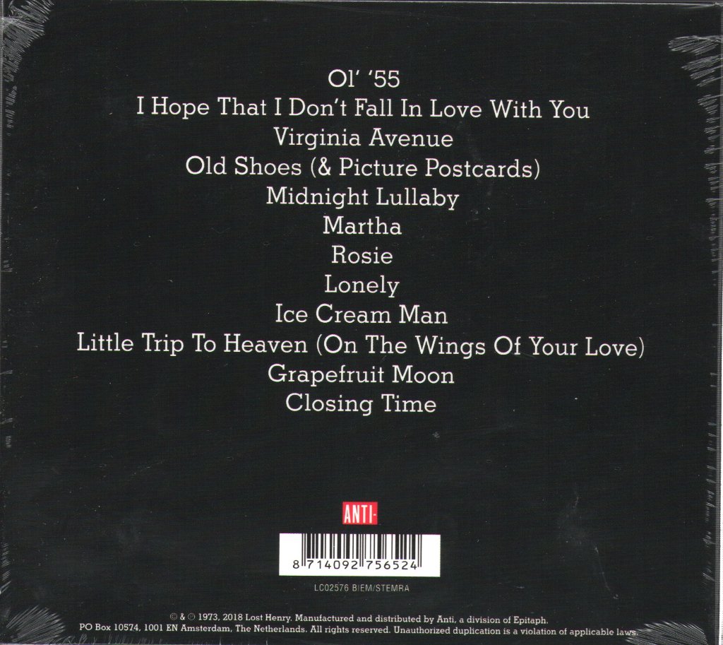 Tom Waits - Closing Time - Cd