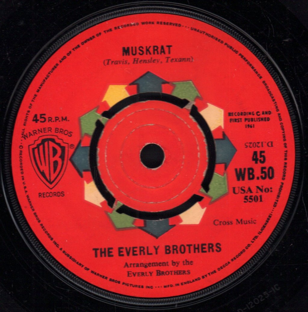 Everly Brothers - Muskrat - 7 Inch