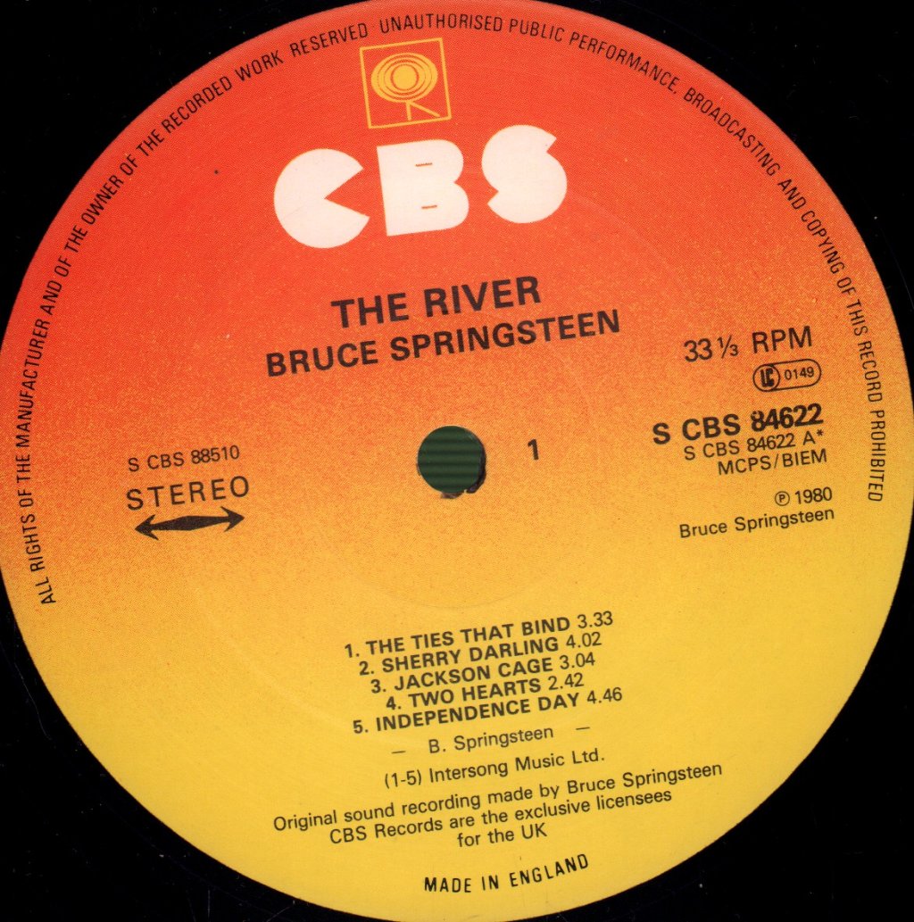Bruce Springsteen - River - Double Lp