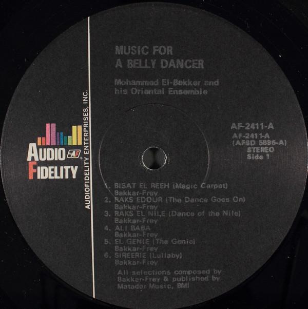 Mohammed El-Bakkar & His Oriental Ensemble - Music For A Belly Dancer - Double Lp