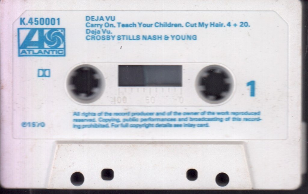 Crosby, Stills, Nash & Young - Déjà Vu - Cassette