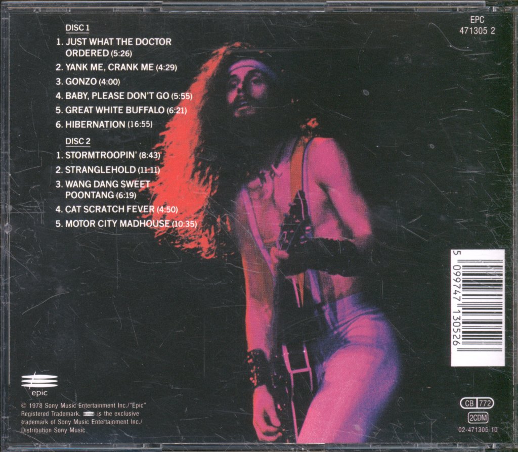 Ted Nugent - Double Live Gonzo - Double Cd
