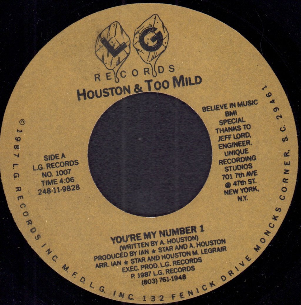 houston and too mild - You're My Number 1 - 7 Inch