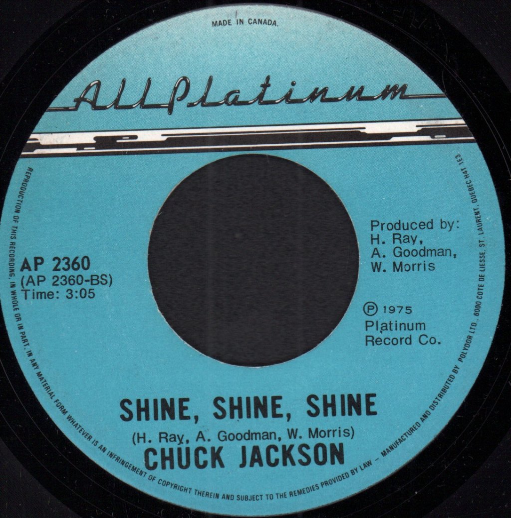 Chuck Jackson - I'm Needing You Wanting You - 7 Inch