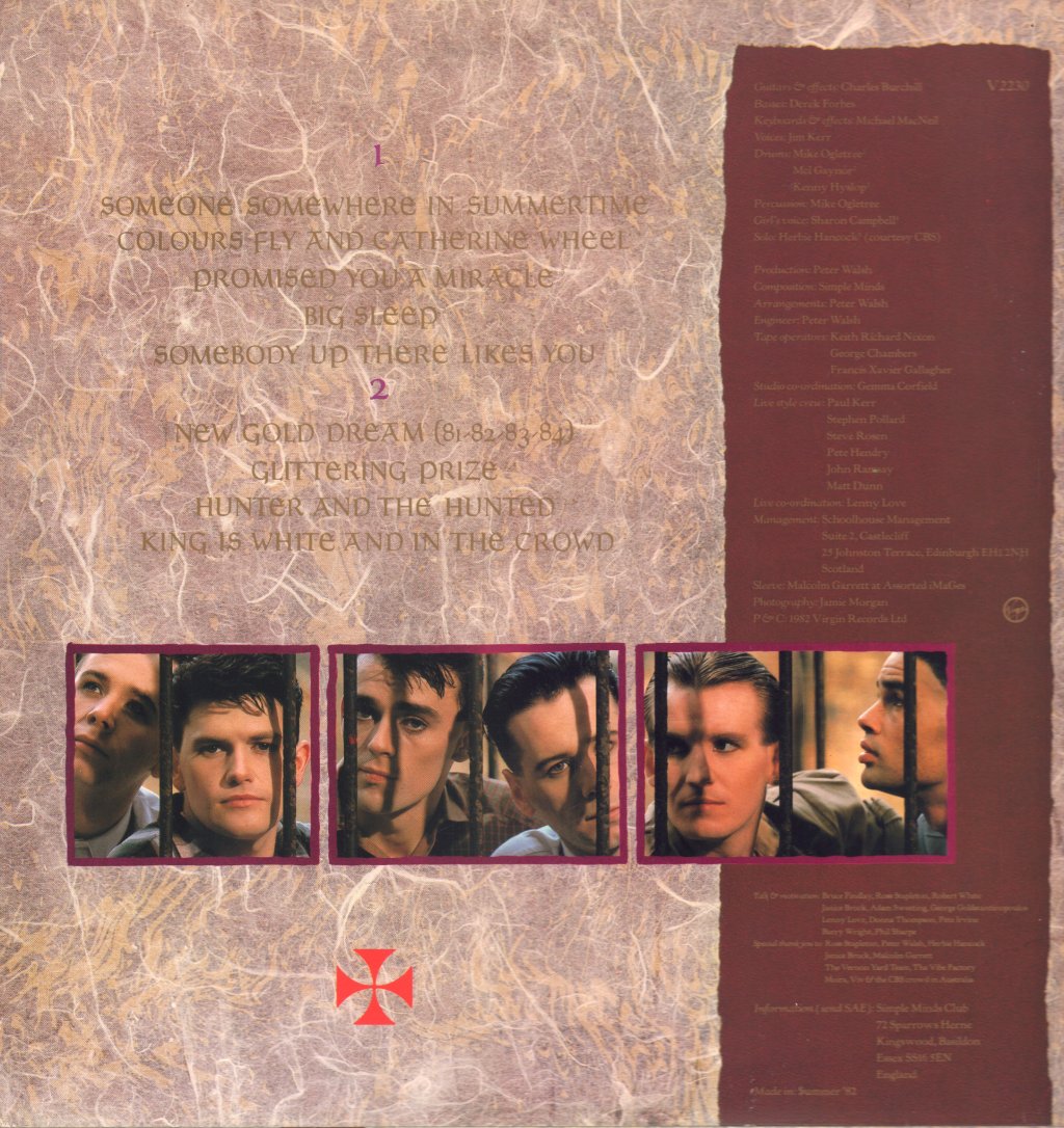 Simple Minds - New Gold Dream - Lp