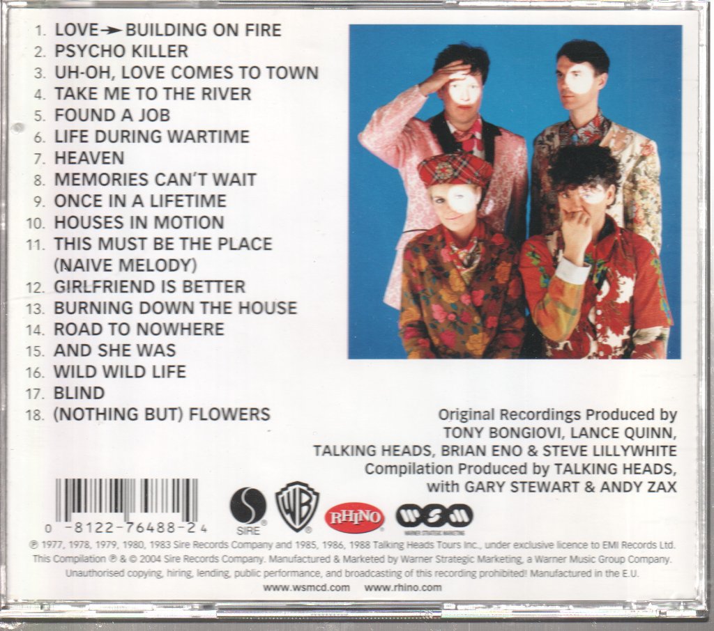 Talking Heads - Best Of Talking Heads - Cd