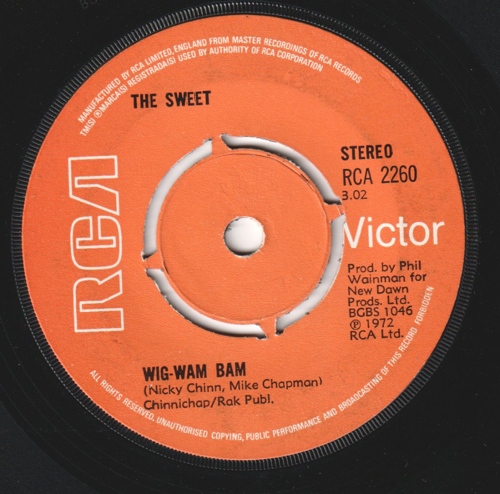 Sweet - Wig Wam Bam - 7 Inch