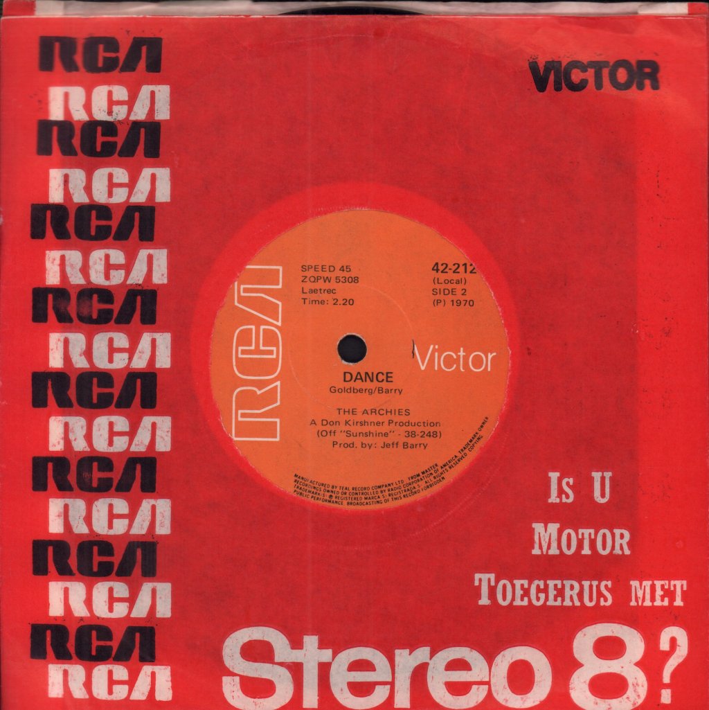Archies - A Summer Prayer For Peace - 7 Inch