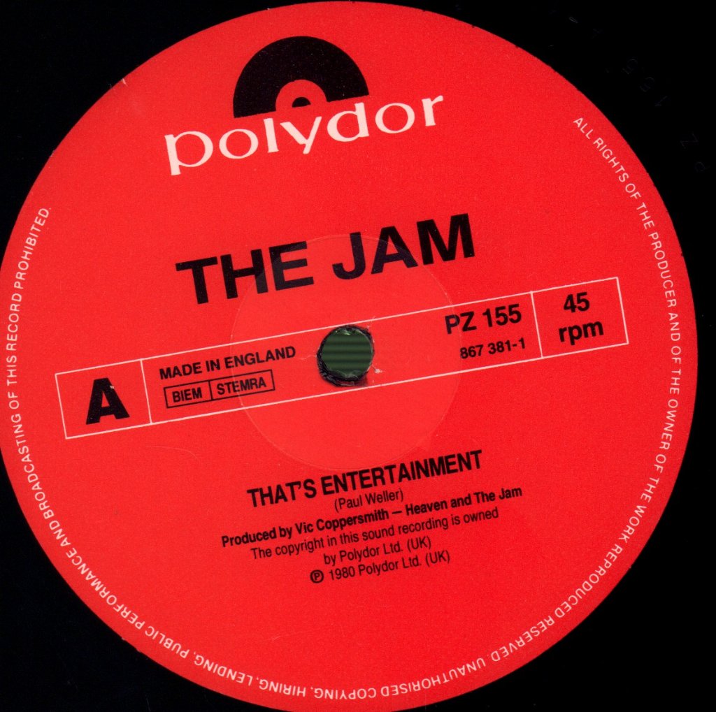 Jam - That's Entertainment - 12 Inch