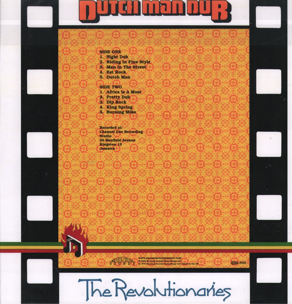 Revolutionaries (Reggae Group) - Dutch Man Dub - Lp