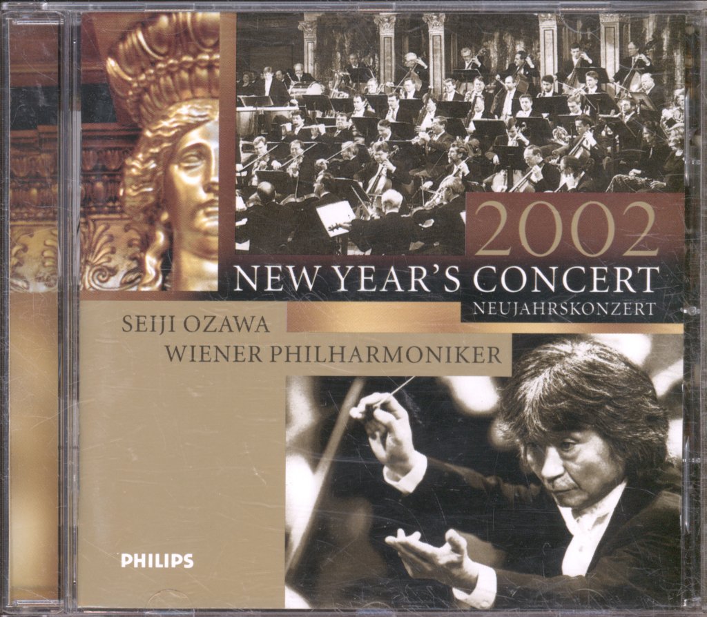Seiji Ozawa - New Year's Concert 2002 = Neujahrskonzert 2002 - Cd