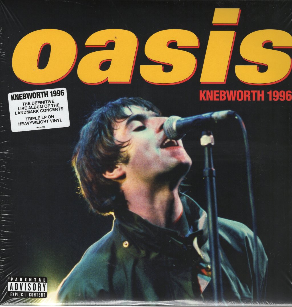 Oasis - Knebworth 1996 - Triple Lp