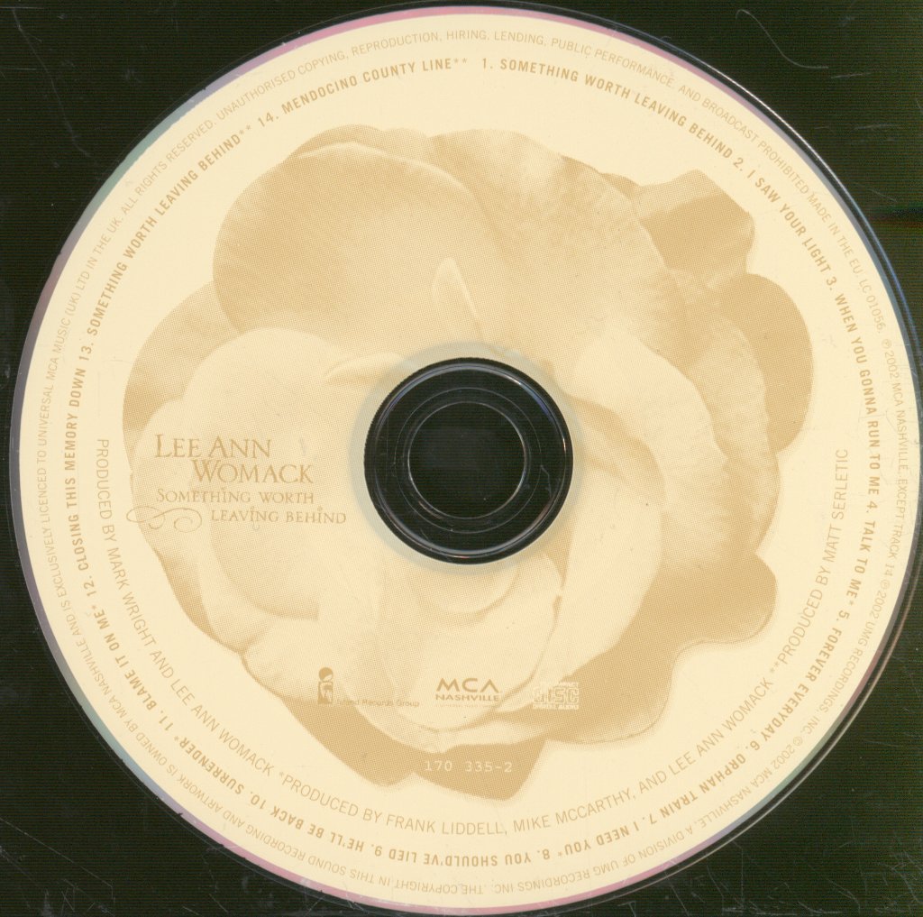 Lee Ann Womack - Something Worth Leaving Behind - Cd