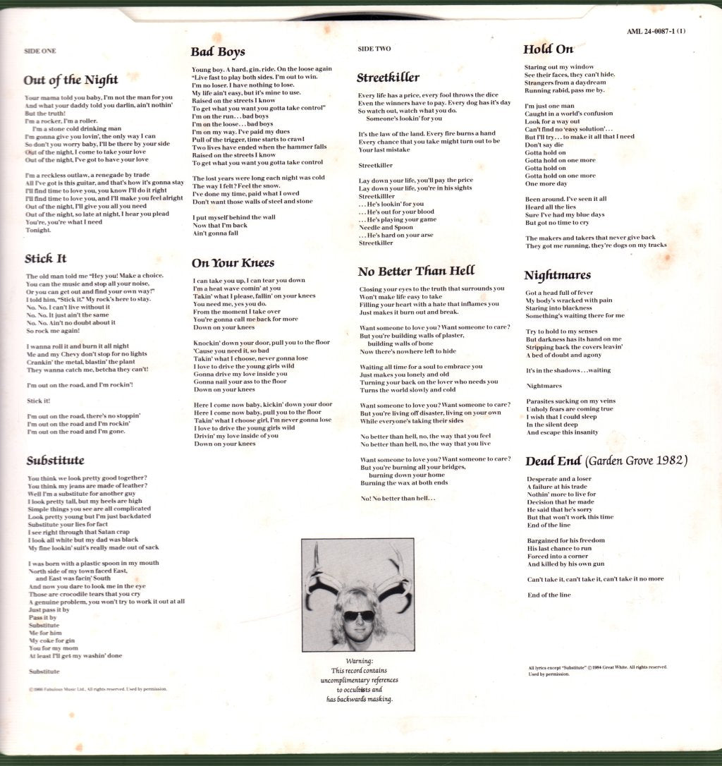 Great White - Great White - Lp