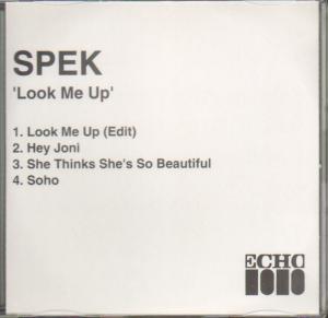 Spek - Look Me Up - Cdr
