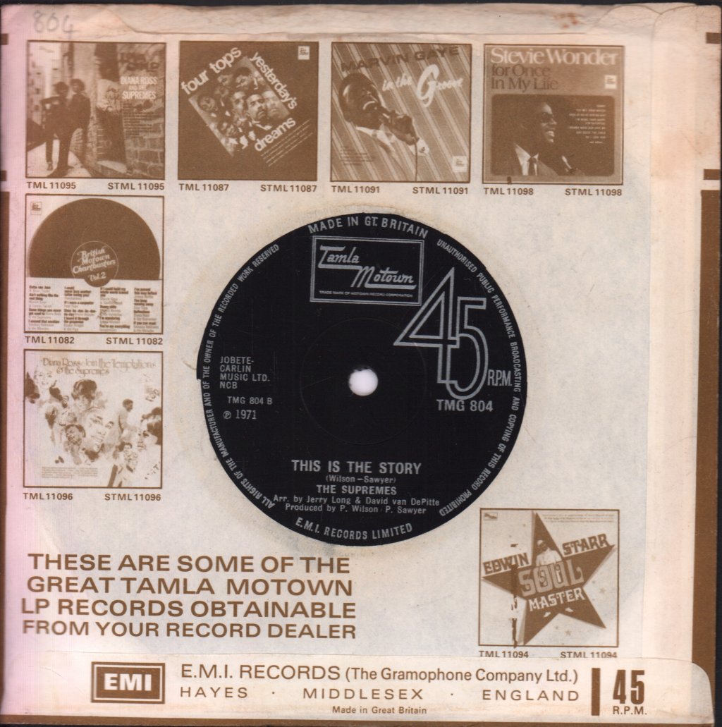 Supremes - Floy Joy - 7 Inch