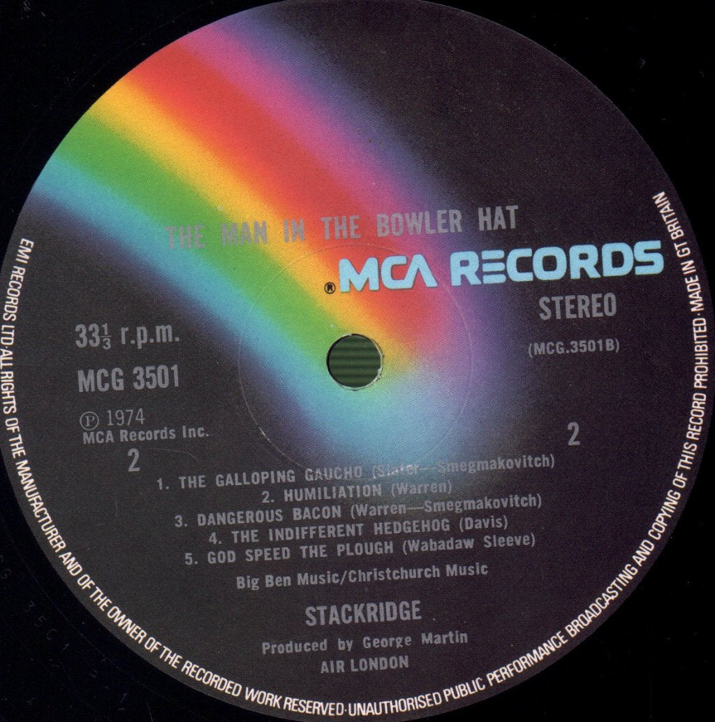 Stackridge - Man In The Bowler Hat - Lp