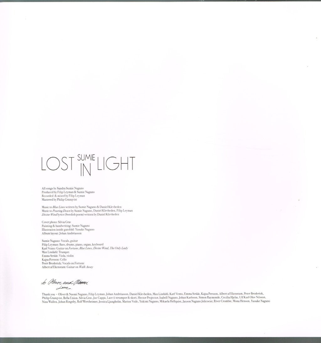 Sumie - Lost In Light - Lp