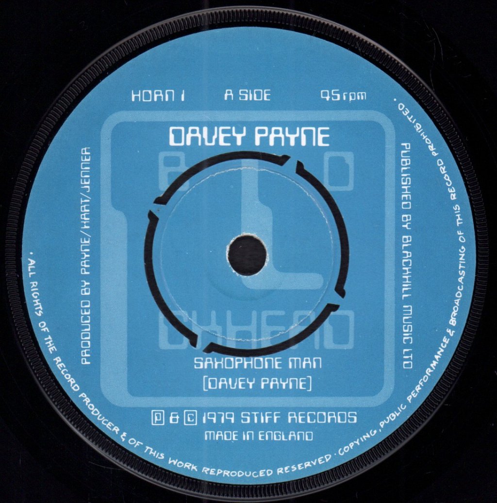 Davey Payne - Saxophone Man - 7 Inch