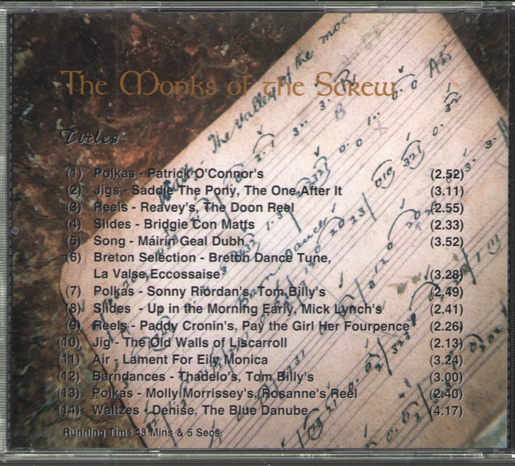 Monks Of The Screw - Monks Of The Screw - Cd