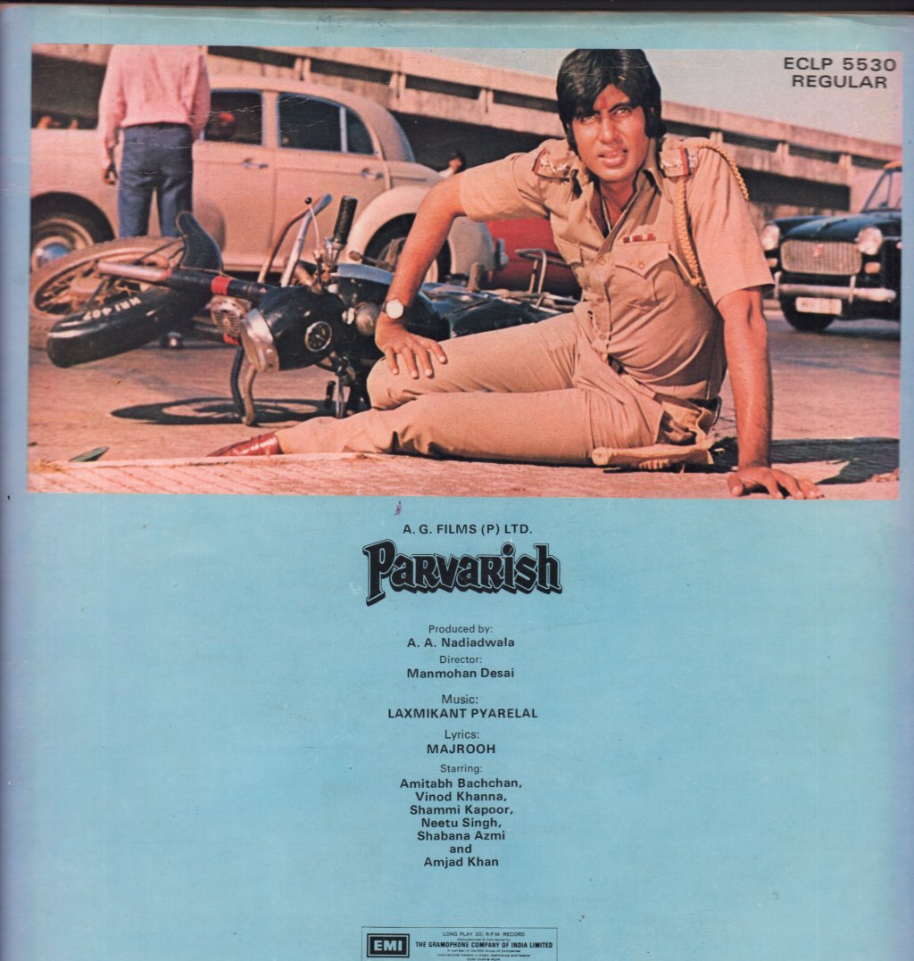 Laxmikant Pyarelal / Majrooh - Parvarish - Lp