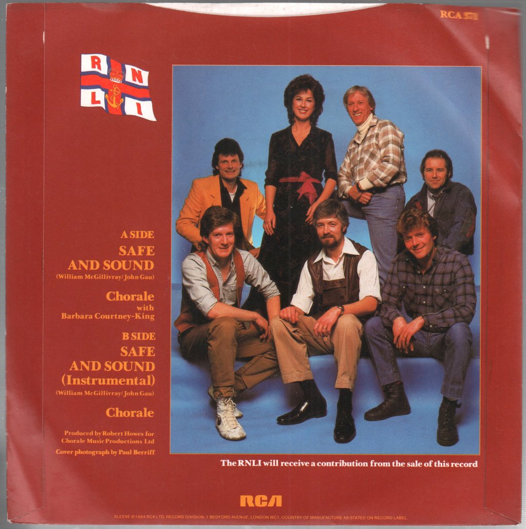 Chorale With Barbara Courtney-King - Safe And Sound - 7 Inch