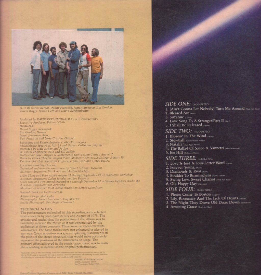 Joan Baez - From Every Stage - Double Lp