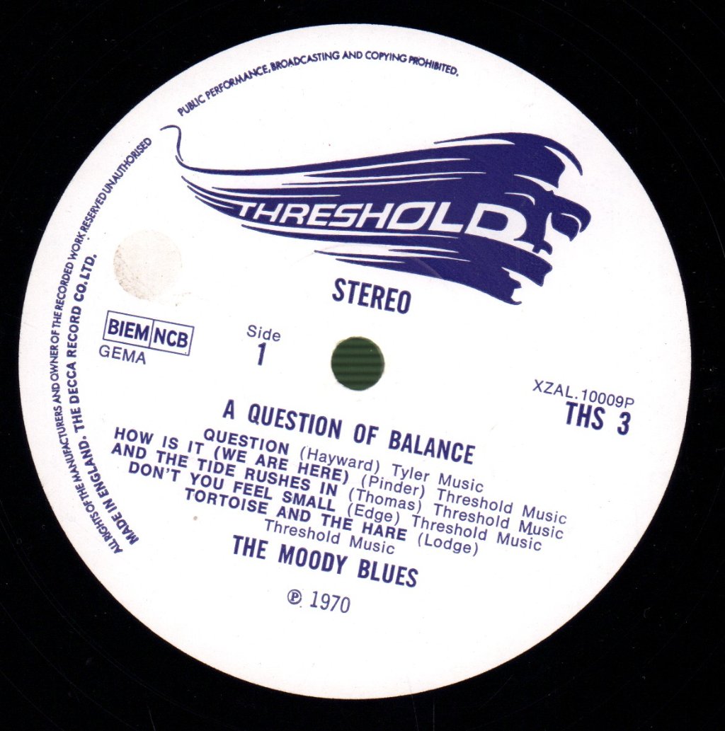 Moody Blues - A Question Of Balance - Lp