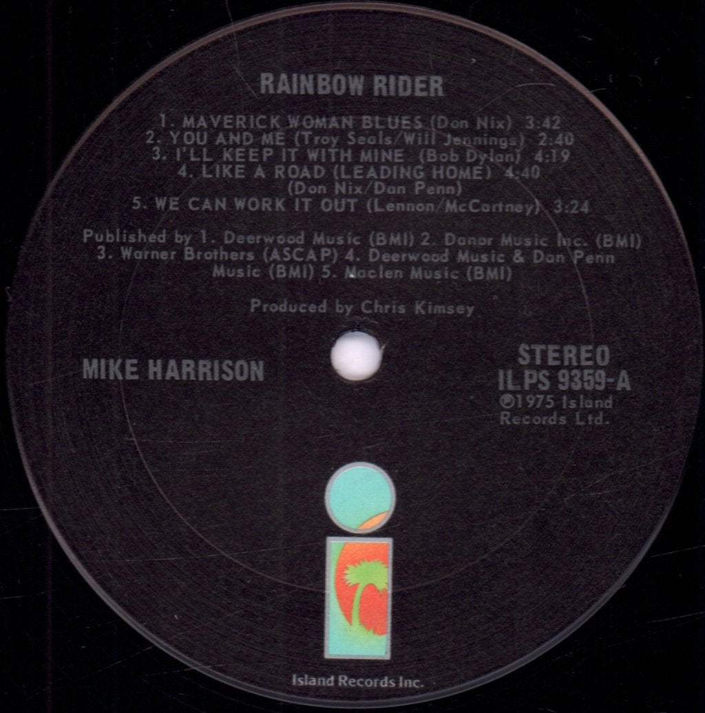 Mike Harrison - Rainbow Rider - Lp