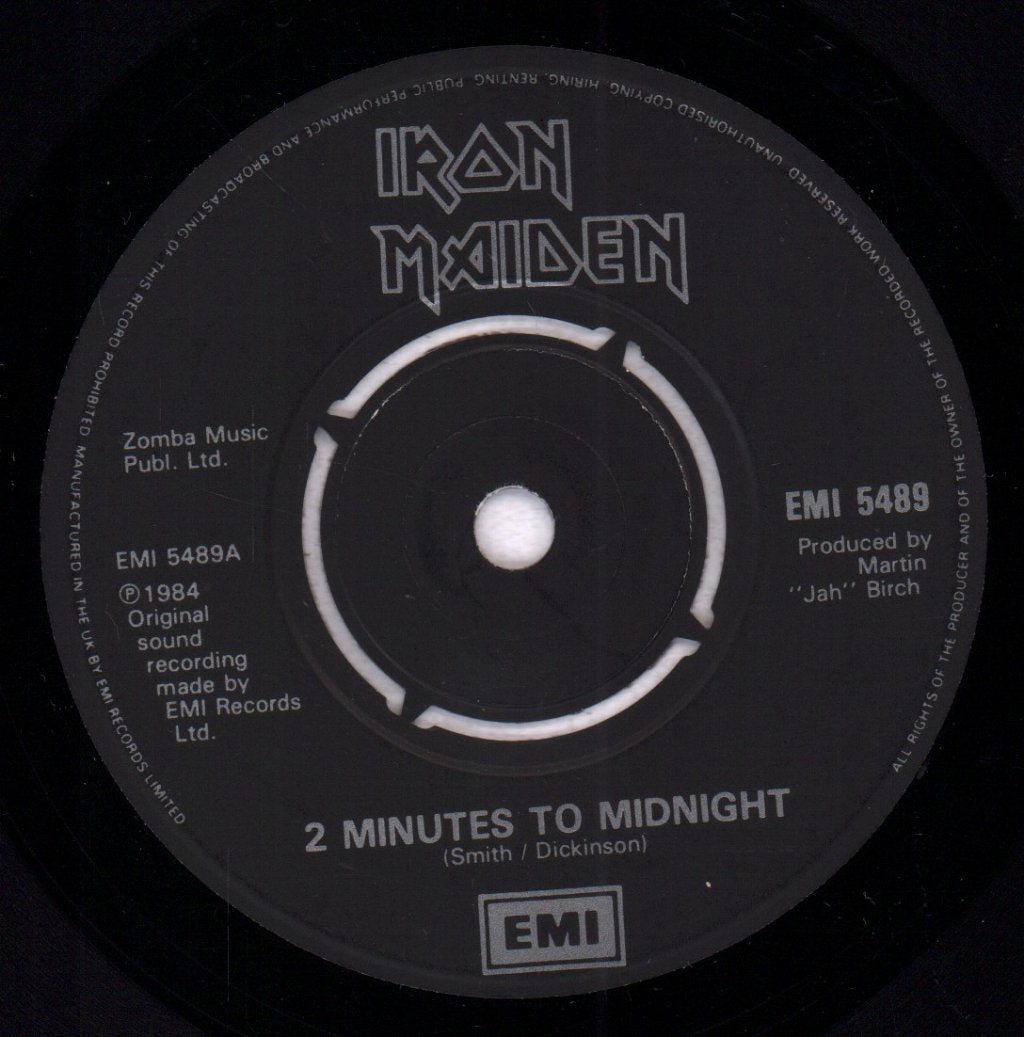Iron Maiden - 2 Minutes To Midnight - 7 Inch