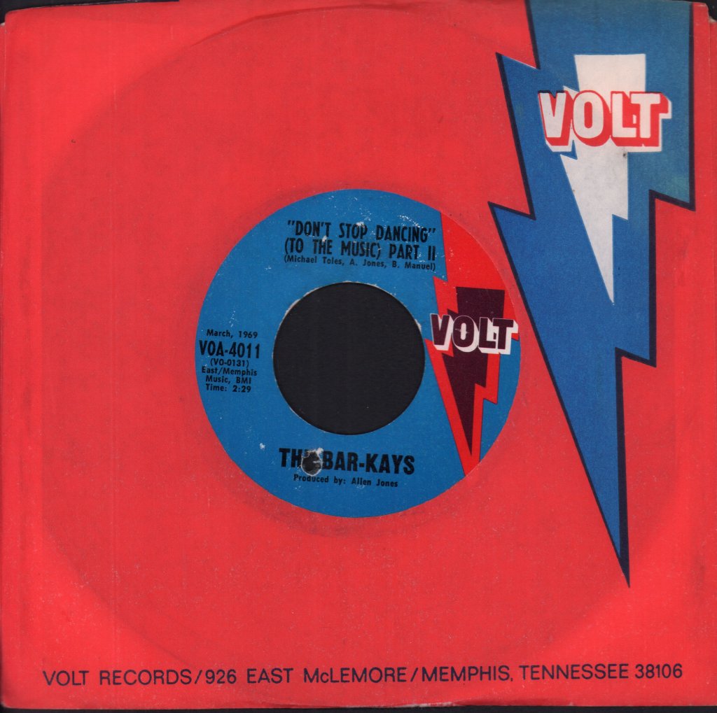 Bar-Kays - Don't Stop Dancing (To The Music) - 7 Inch