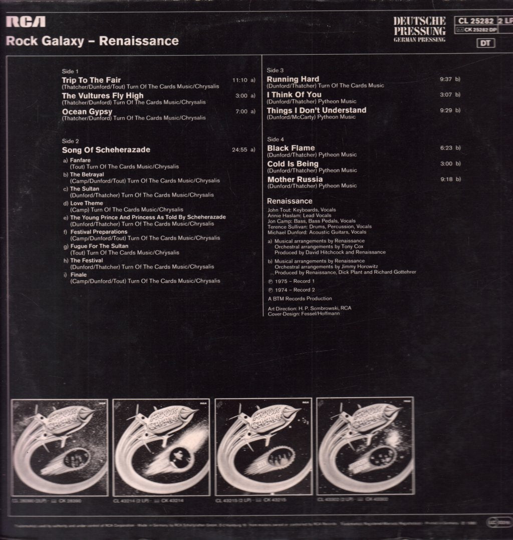 Renaissance (Rock/Prog Group) - Rock Galaxy - Double Lp