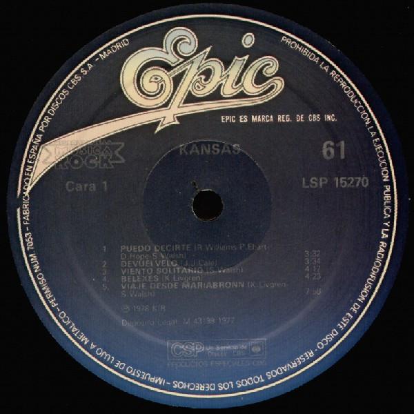 Kansas - Kansas - Lp