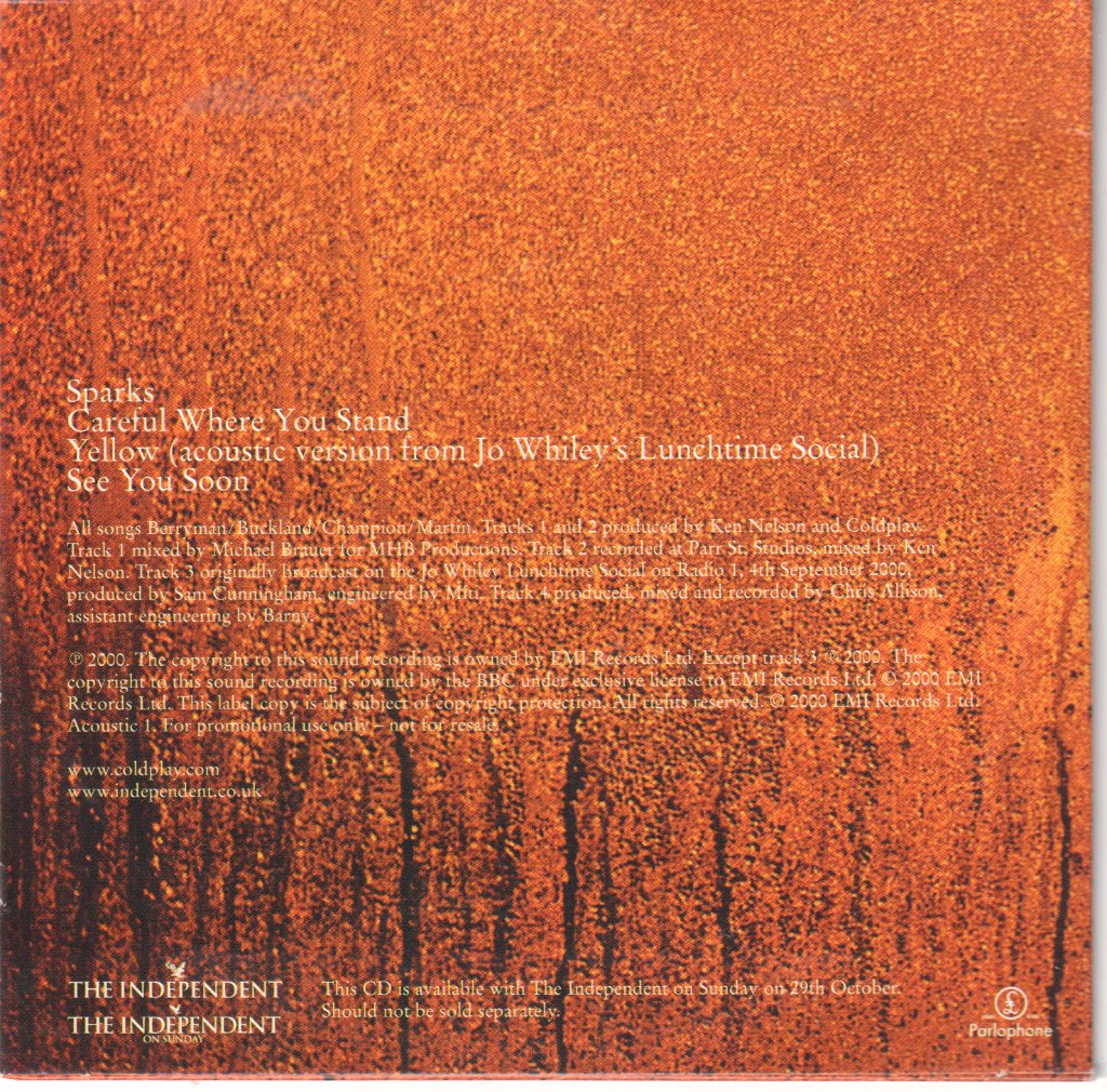 Coldplay - Acoustic - Cd