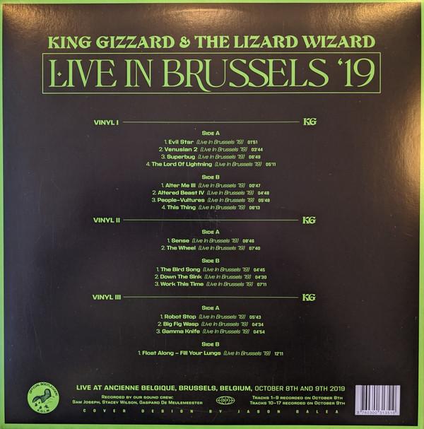 King Gizzard And The Lizard Wizard - Live In Brussels '19 - Triple Lp