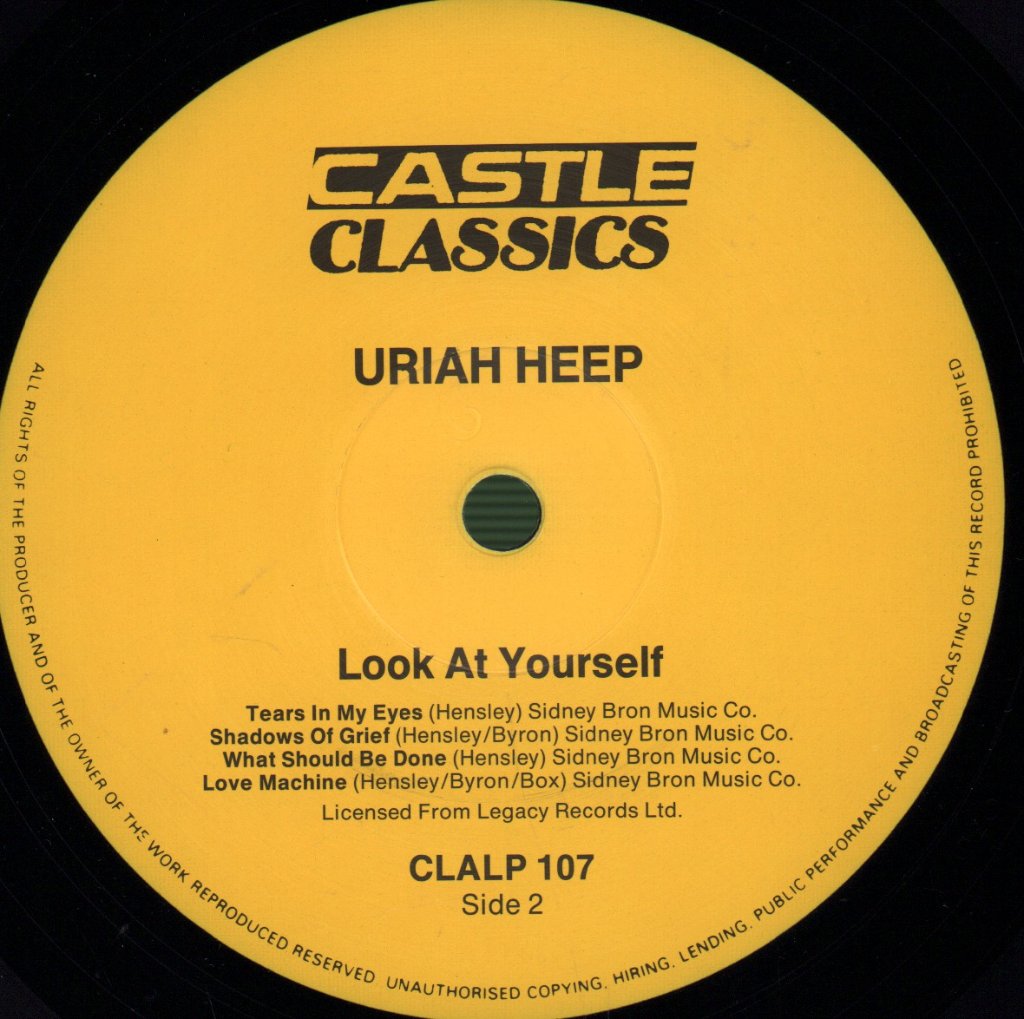 Uriah Heep - Look At Yourself - Lp
