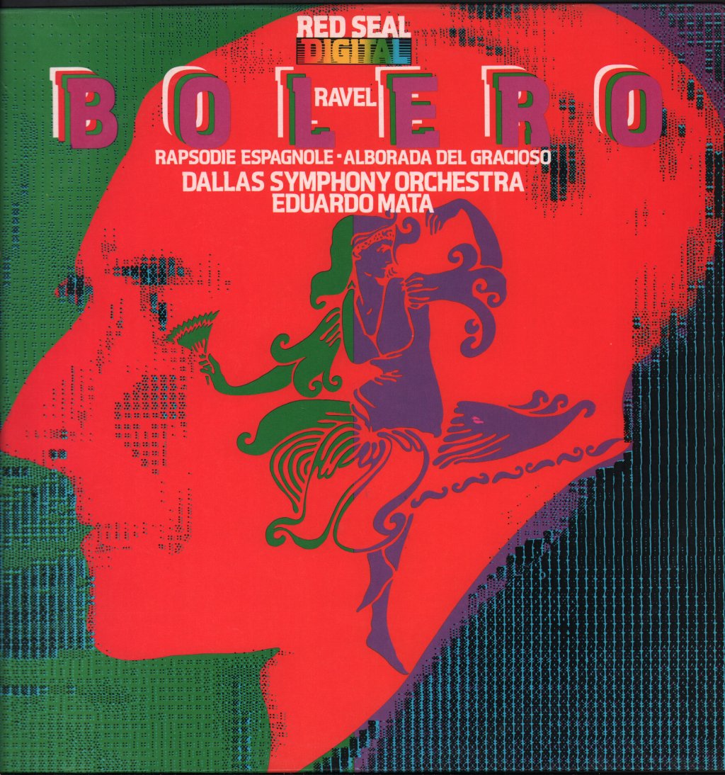 Eduardo Mata / Dallas Symphony Orchestra - Ravel - Bolero / Alborada Del Gracioso / Rhapsodie Espagnole - Lp