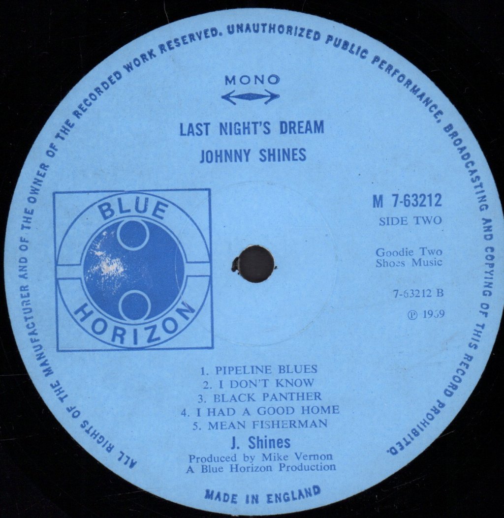 Johnny Shines - Last Nights Dream - Lp