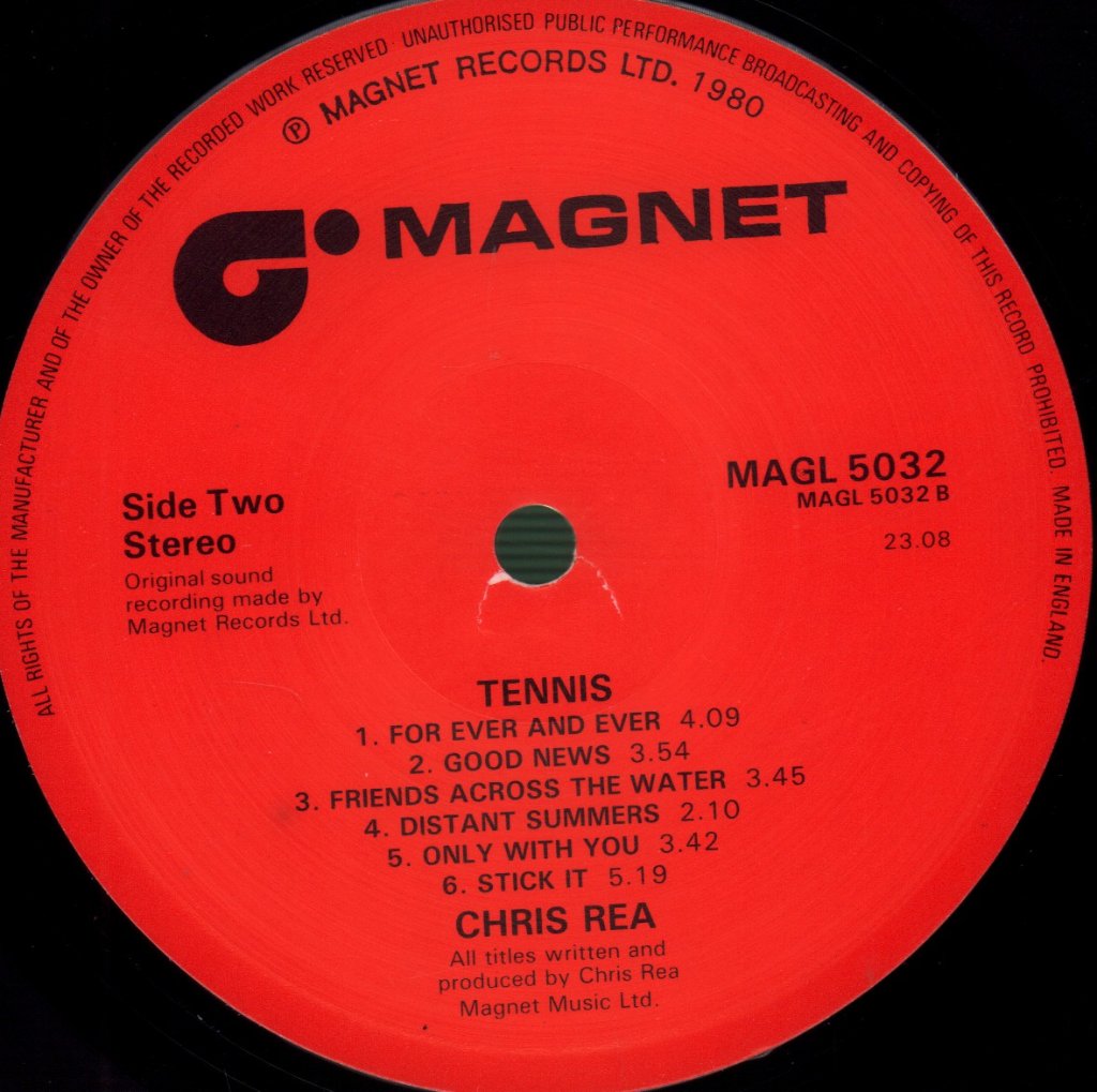 Chris Rea - Tennis - Lp