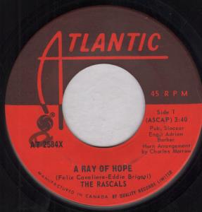 Rascals (60'S Group) - A Ray Of Hope - 7 Inch