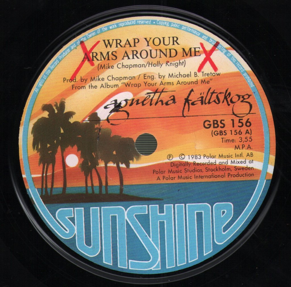 Agnetha Fältskog - Wrap Your Arms Around Me / Take Good Care Of Your Children - 7 Inch