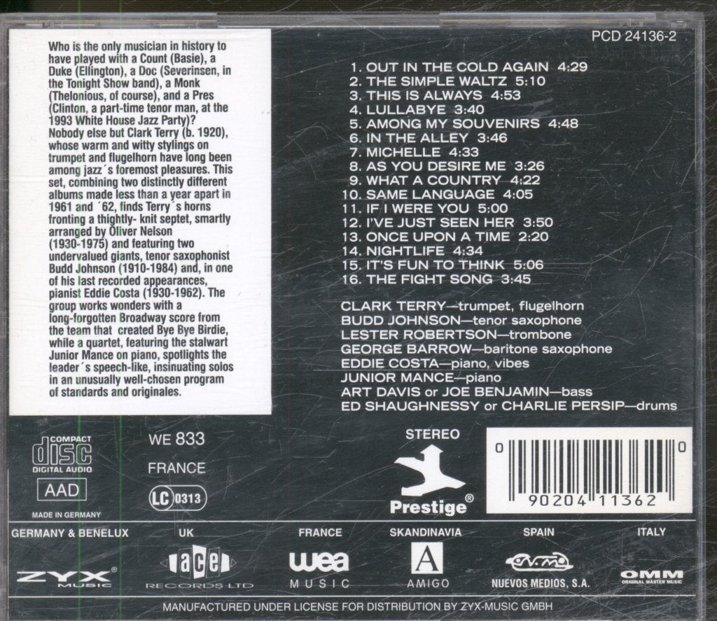 Clark Terry - Mellow Moods - Cd