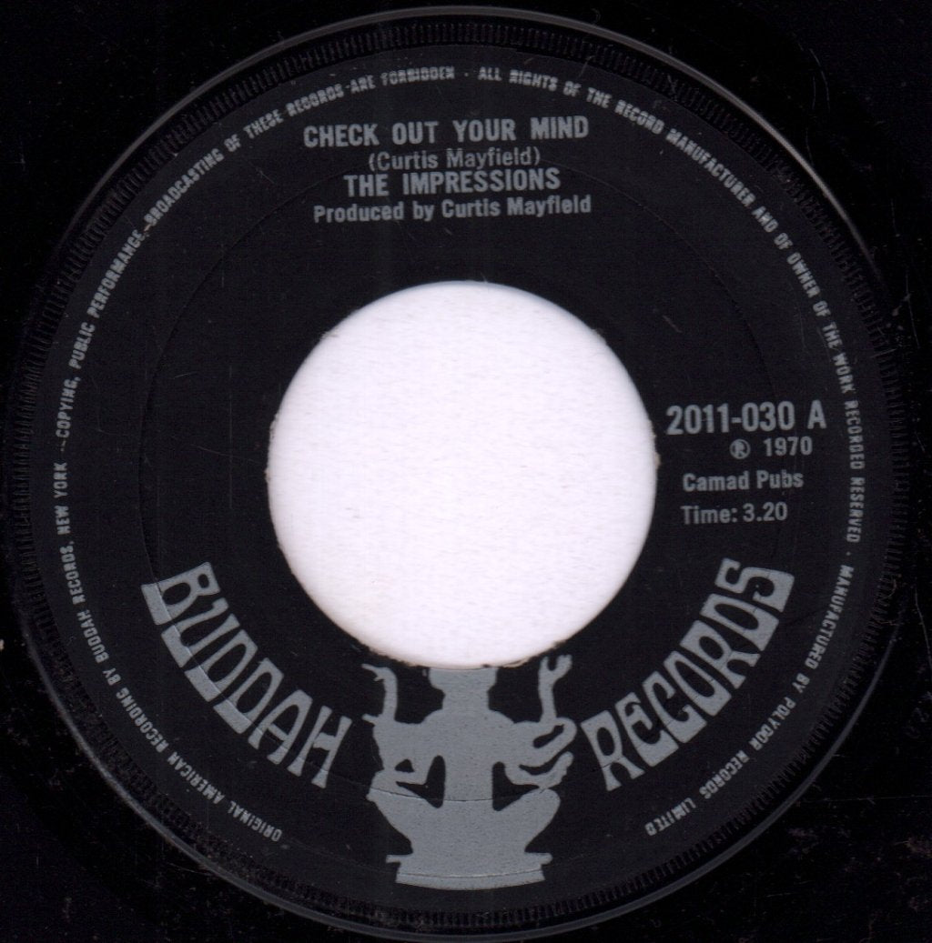 Impressions (Soul Group) - Check Out Your Mind - 7 Inch