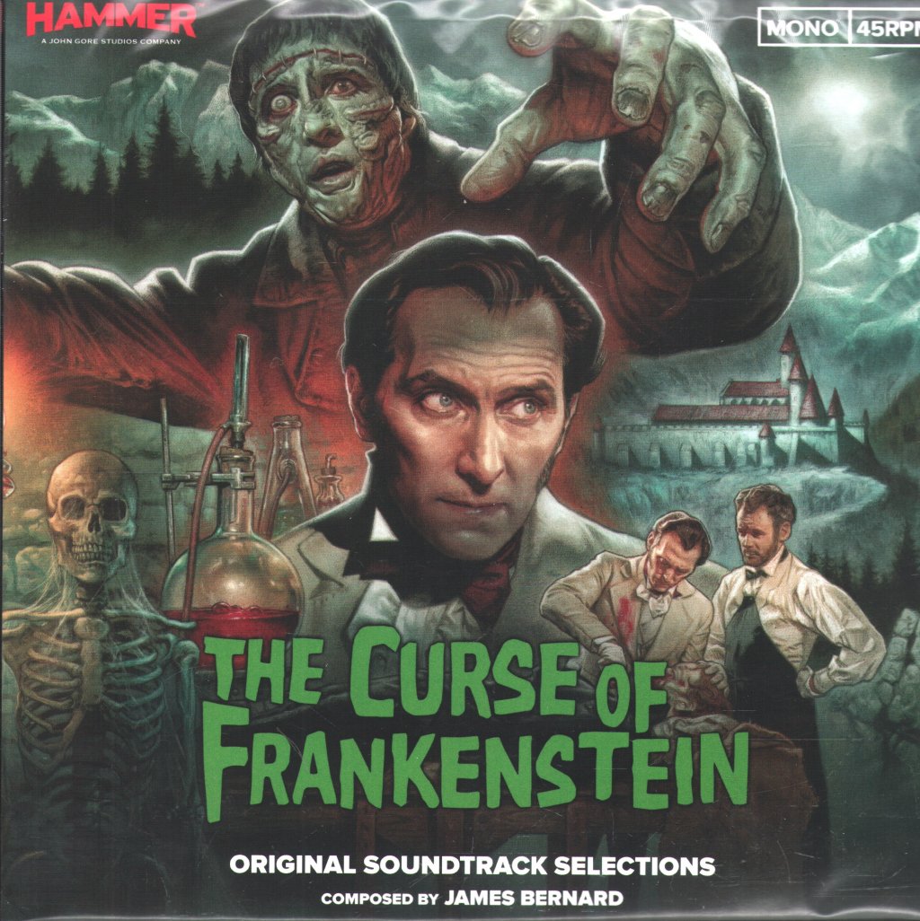 James Bernard - Curse of Frankenstein (Original Soundtrack Selections) - Double 7 Inch