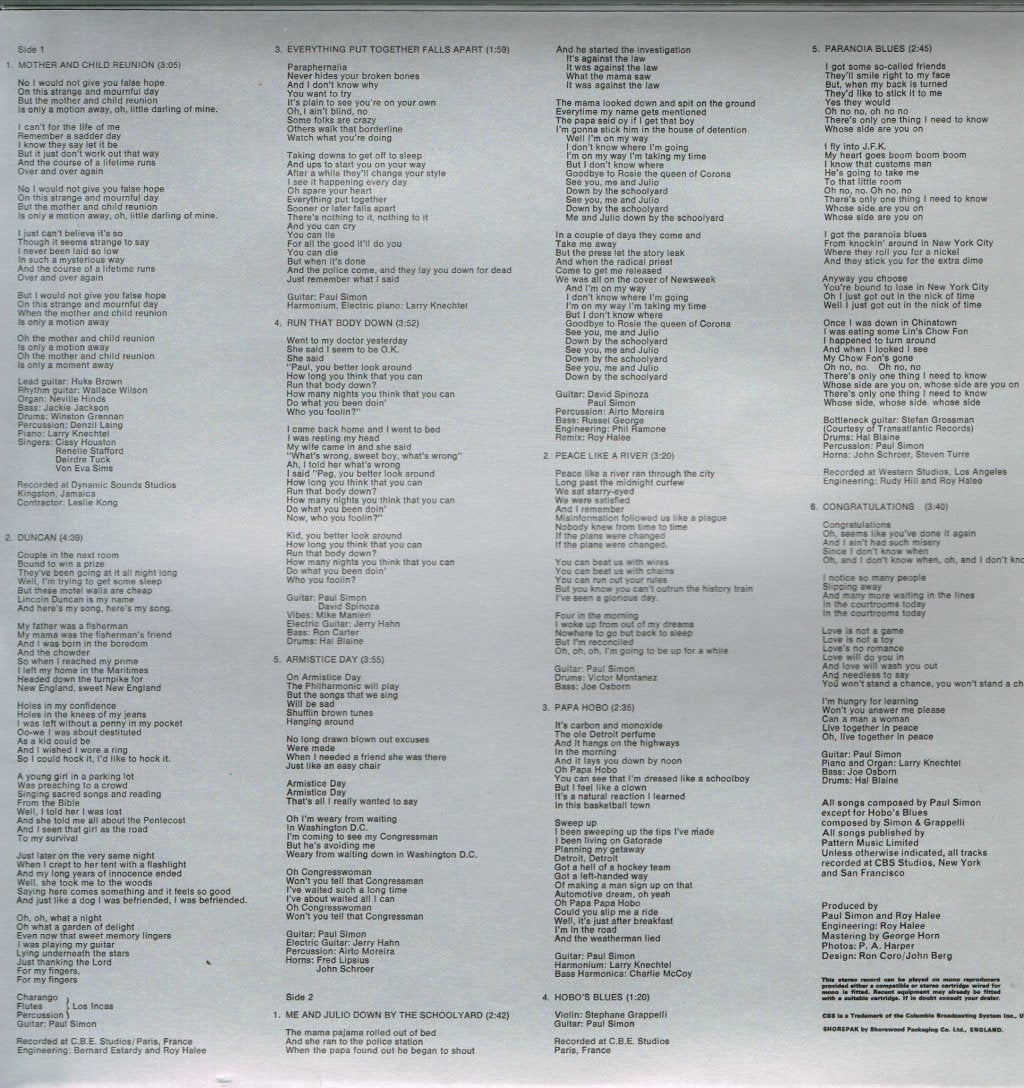 Paul Simon - Paul Simon - Lp