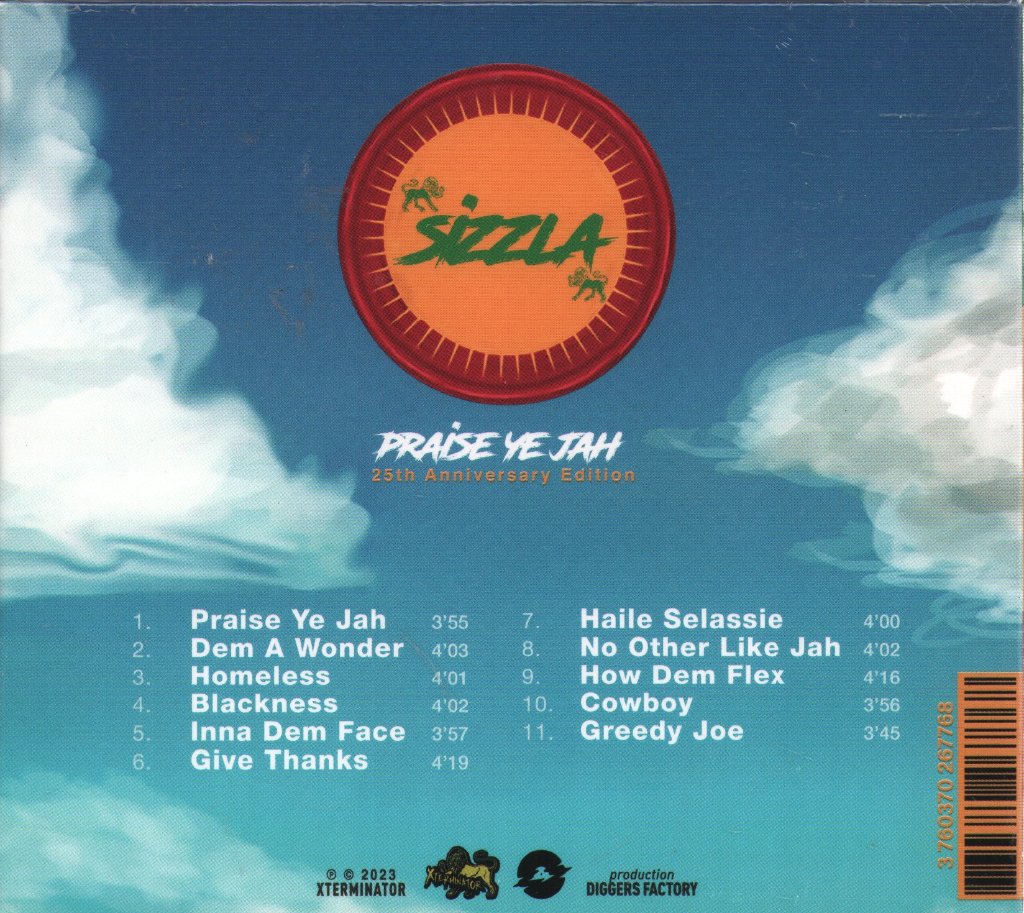 Sizzla - Praise Ye Jah - Cd