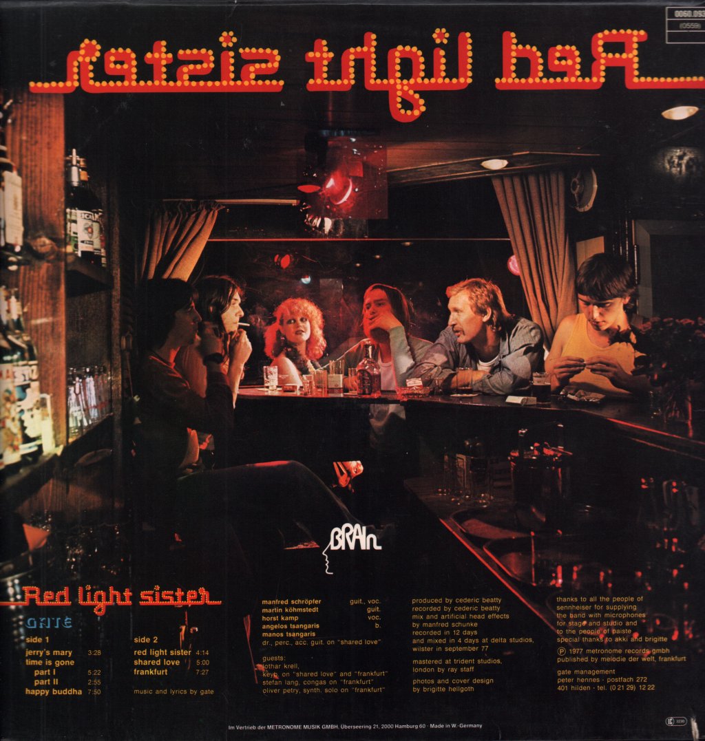 Gate - Red Light Sister - Lp
